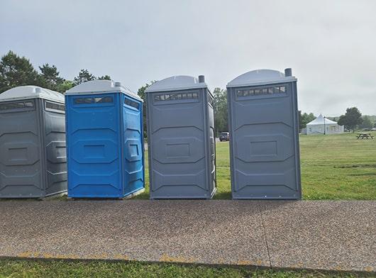 our team regularly cleans and maintains the event restrooms during the period of your event to ensure they're always in pristine condition